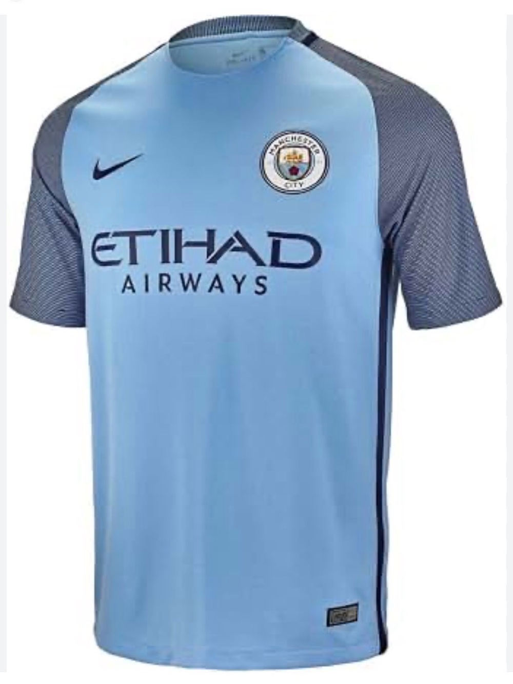 Nike Authentic Manchester City Boys Jersey Size XL